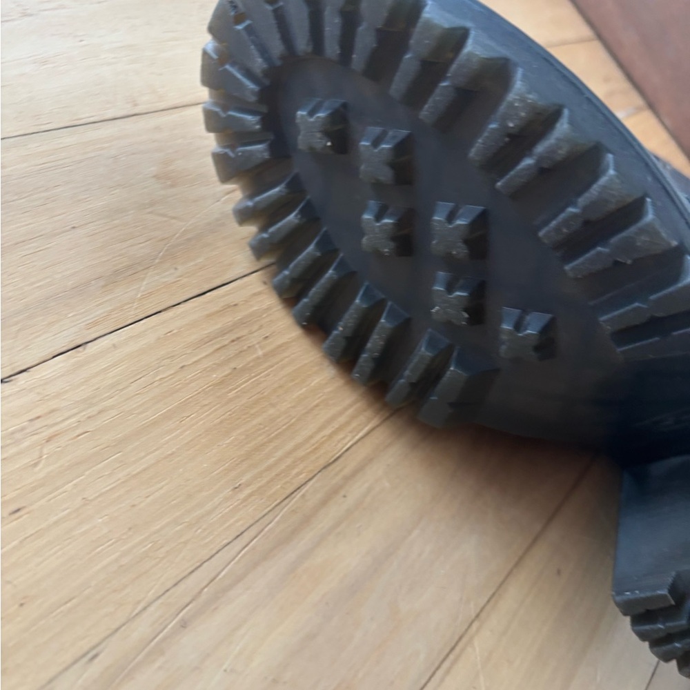 Dr. Martens Black Lace-Up Platform Heel Boots - Picture 3 of 5